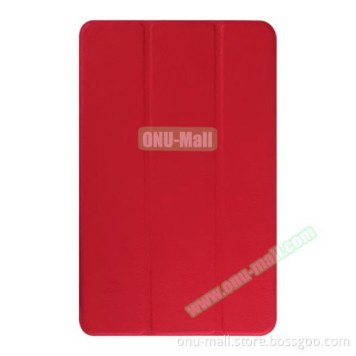 2015 Alibaba Trade Assurance 3 Folding Flip Leather Cover Case for Samsung Galaxy Tab E T560